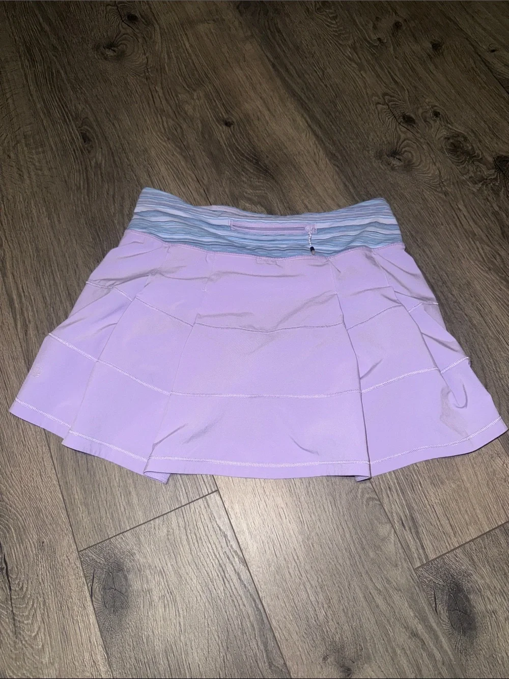 lululemon athletica Lilac Skort with Striped Waistband